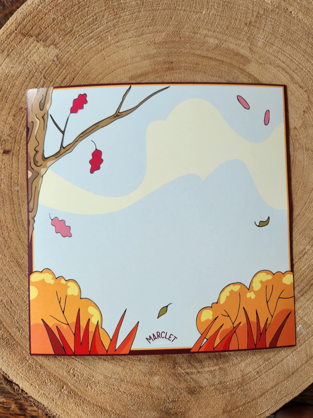 Carte/illustrations "forêt enchantée"