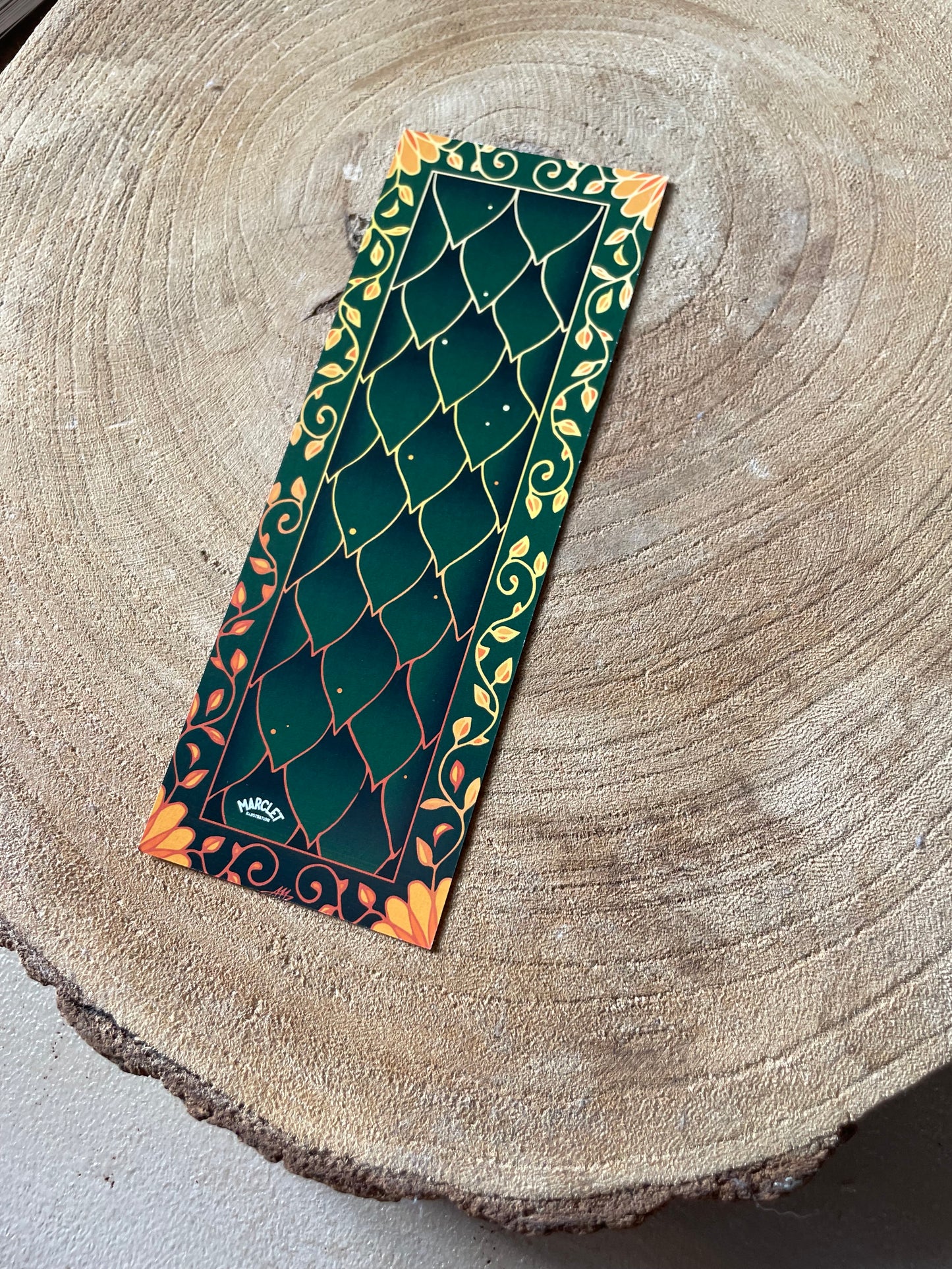 Marque Page "l'écureuil fait ses provisions"