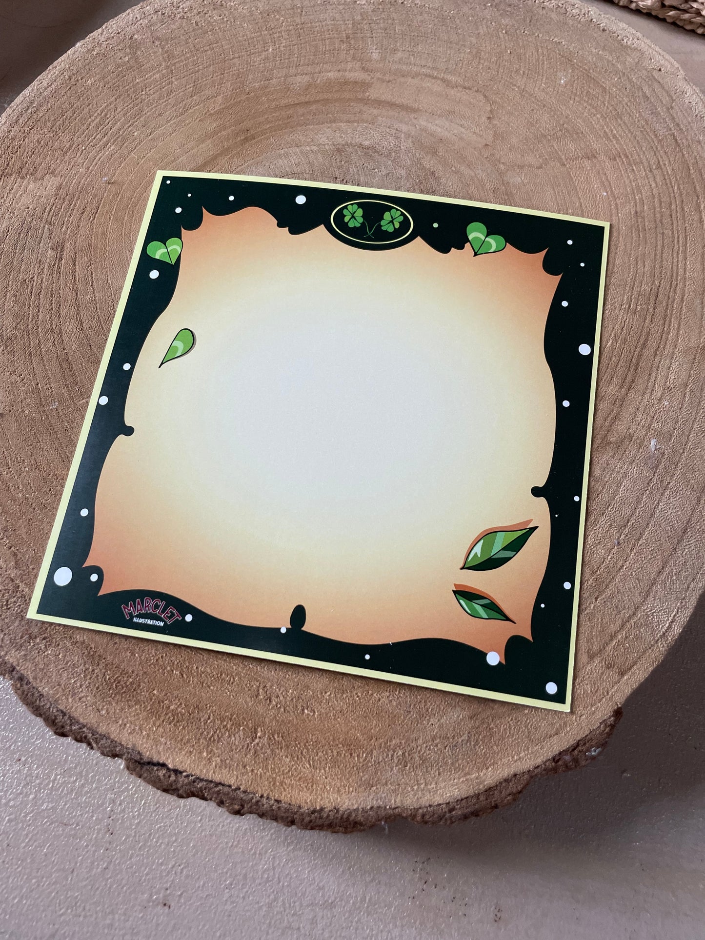 Carte/illustration "petit peuple des forêts"