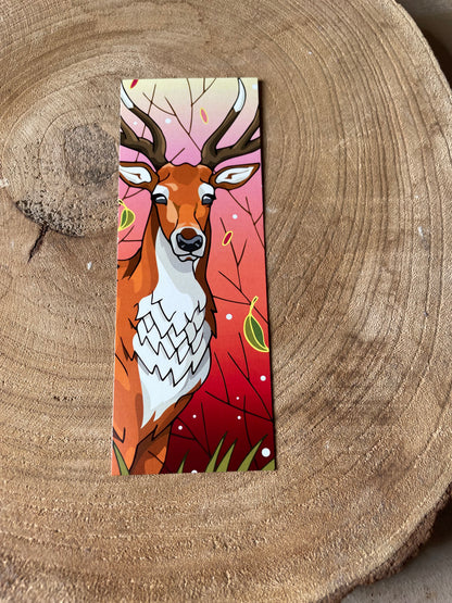 Marque page "le roi de la forêt"