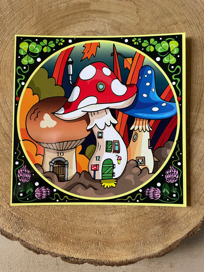 Carte/illustration "petit peuple des forêts"