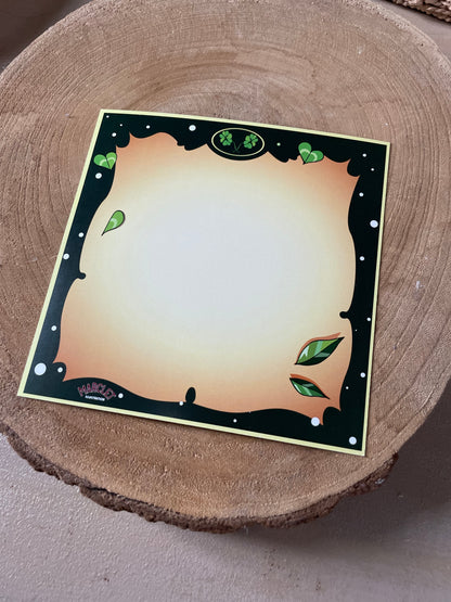 Carte/illustration "petit peuple des forêts"