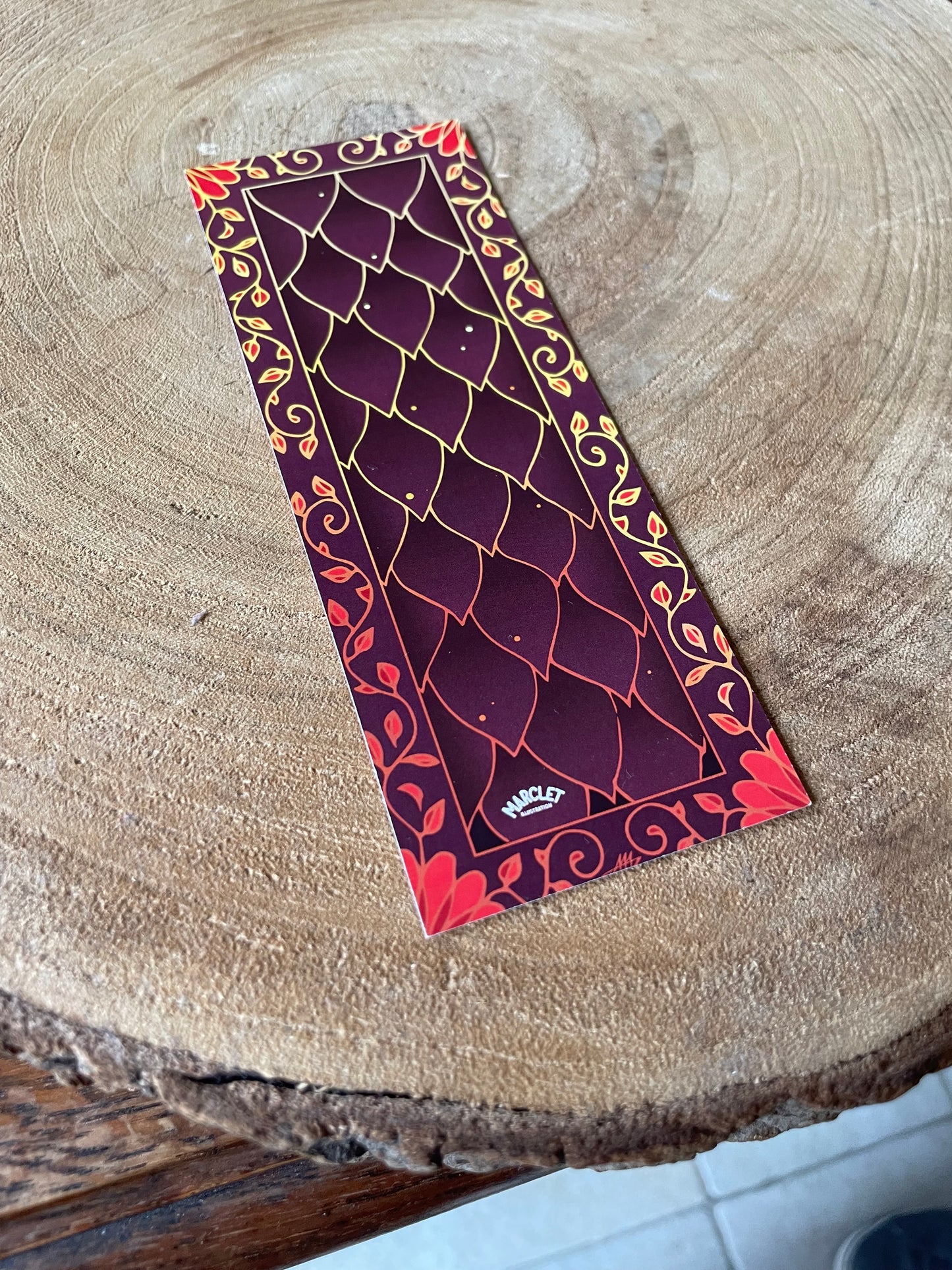 Marque page "le roi de la forêt"